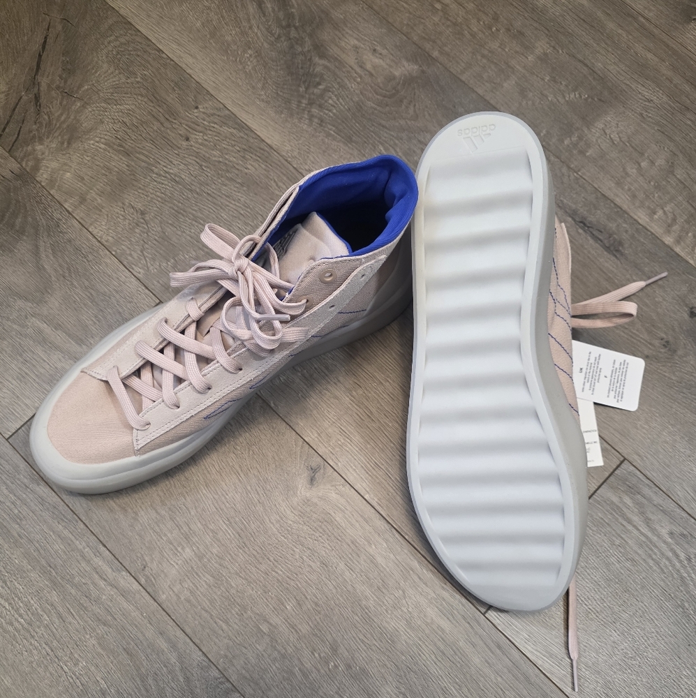 Adidas - NWT Men's Pink High-Top Sneakers - Size 12